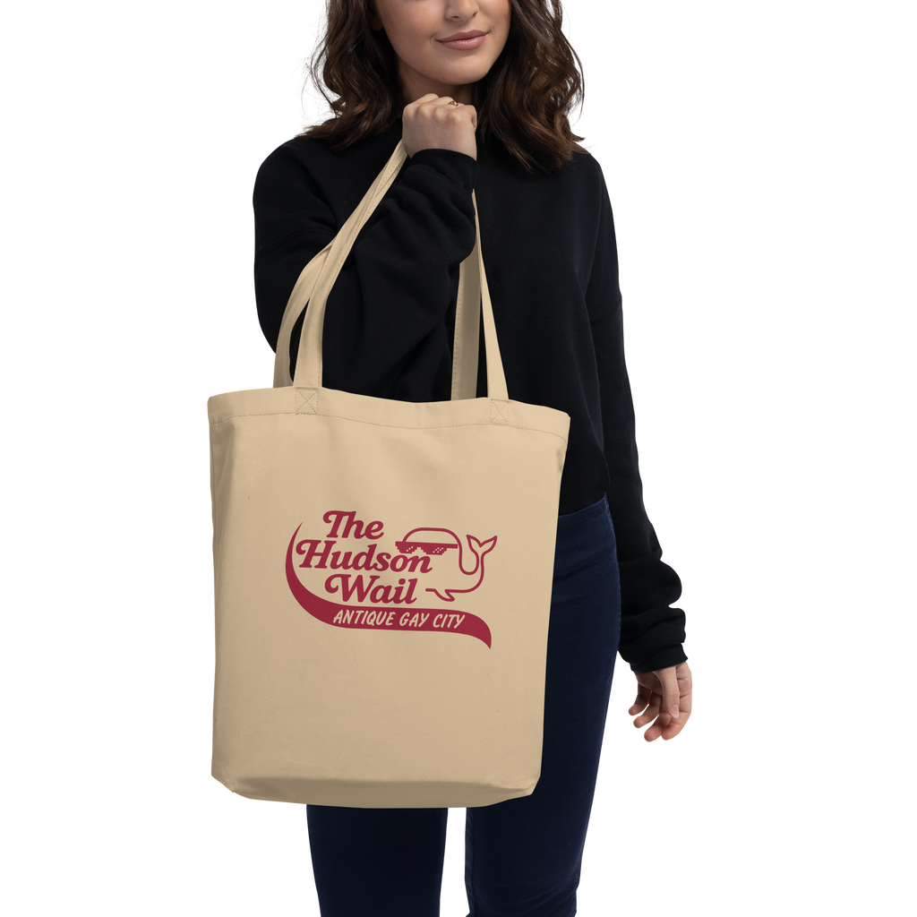 Hudson Wail “Antique Gay City” Retro Upstate Tee – Eco Tote Bag