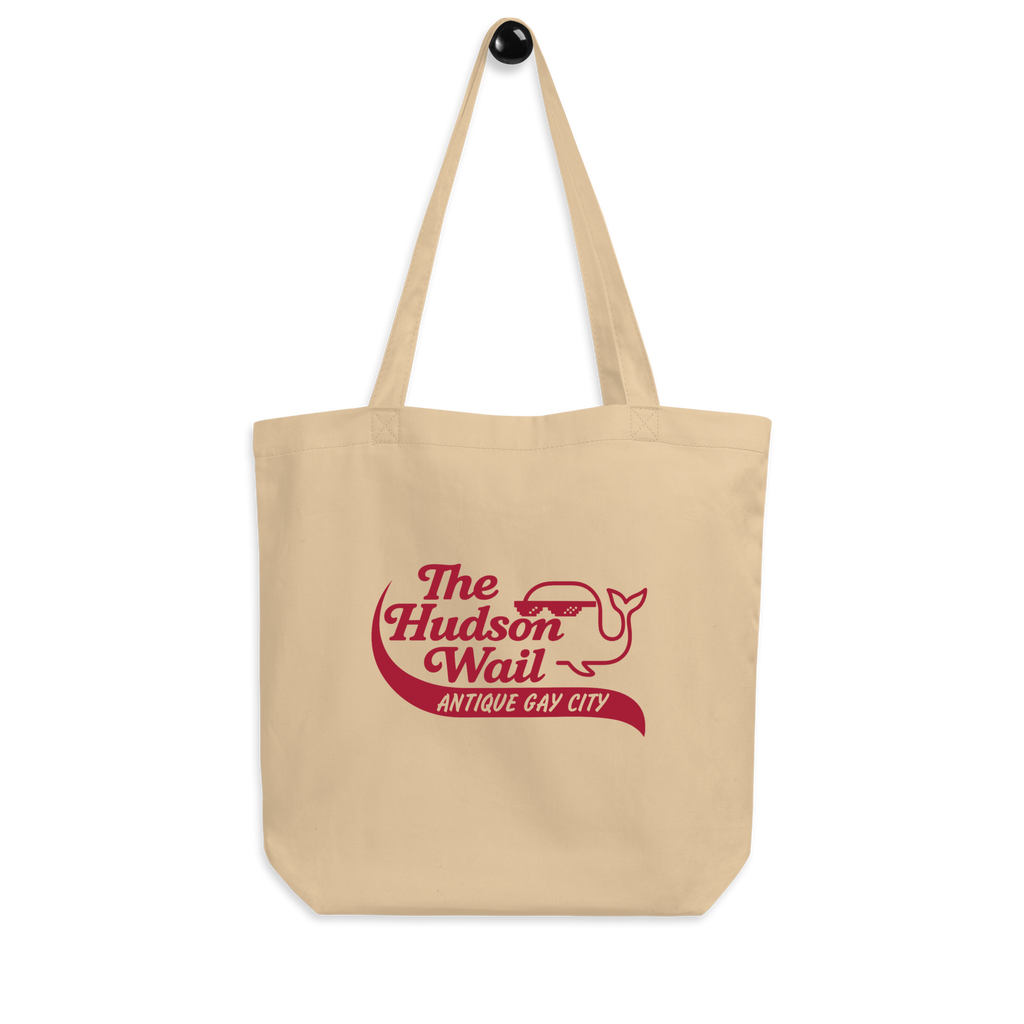 Hudson Wail “Antique Gay City” Retro Upstate Tee – Eco Tote Bag